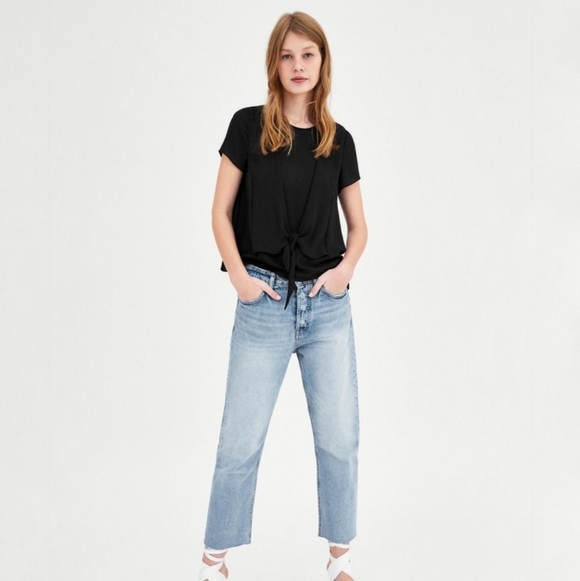 Zara Tops - NWT Zara Blouse Women's Size XS Color Black